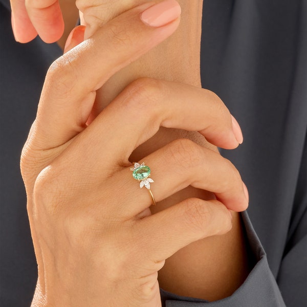 Seafoam Green Ring - Etsy