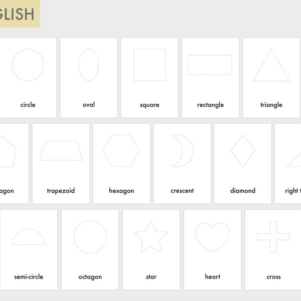 Geometric Shapes - Etsy
