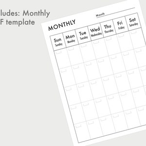 Daily 30 Minute Interval Planner Printable | 8.5” X 11” Printable Daily ...