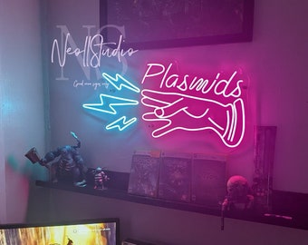 BIOSHOCK PLASMIDS Electro Shock - LED Neon Sign, Custom Neon, Neon Light