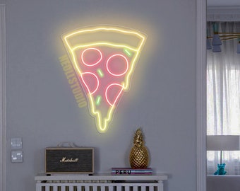 PIZZA - Neon Sign, LED Neon Sign, Custom Neon, Neon Light
