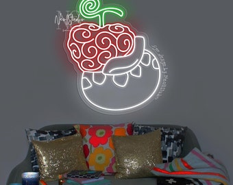Devil Fruit OPE OPE no mi Anime - LED Neon Sign, Custom Neon, Neon Light