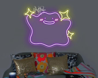 Bloblike Shiny Japanese ANIME Character - LED Neon Sign, Custom Neon, Neon Light