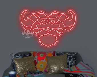 Spirit Of Forging And Craftsmanship Game Сharacter - LED Neon Sign, Custom Neon, Neon Light