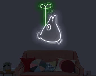 MY NEIGHBOR Retro Anime Character - LED Neon Sign, Custom Neon, Neon Light, Best Friend Gift, Gift For Sister, Brother Gifts