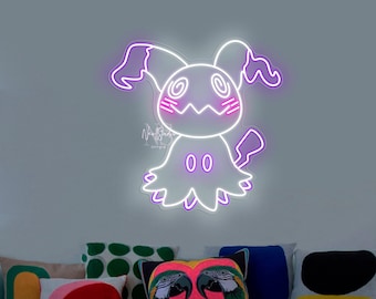 GHOST Japanese ANIME Character - LED Neon Sign, Custom Neon, Neon Light