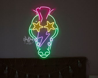 Glamrock MONTY - Horror LED Neon Sign, Survival Horror Inspired Light, Gaming Room Decor, Unique Gift for Fans