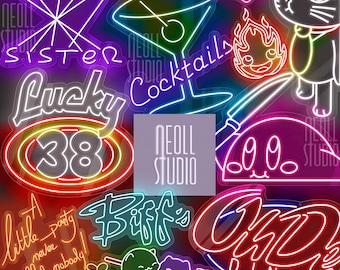 Custom Neon Sign, Personalized LED Neon Light, Anime & Gaming Room Decor, Custom Logo Sign, Neon Wall Art Gift
