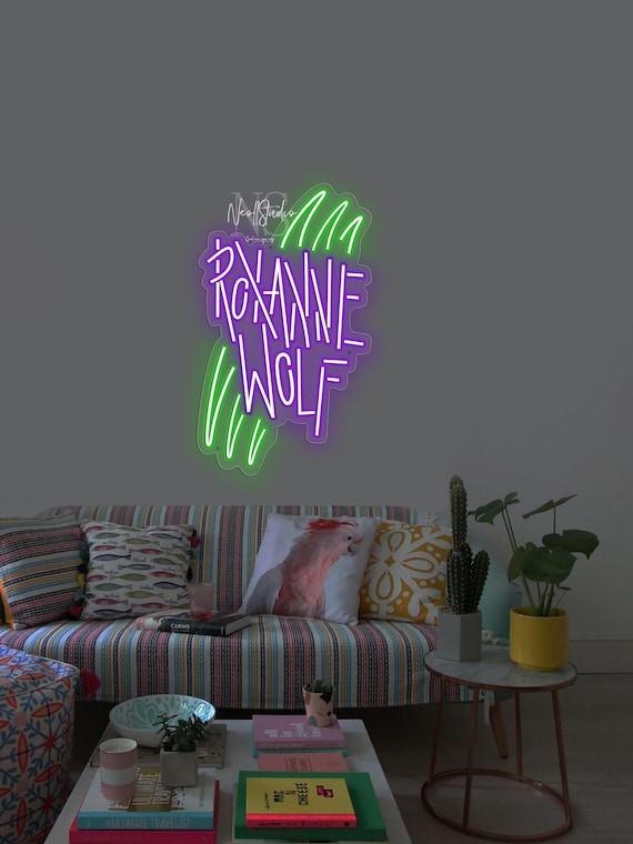 Roxanne Wolf FNAF Security Breach - LED Neon Sign, Custom Neon