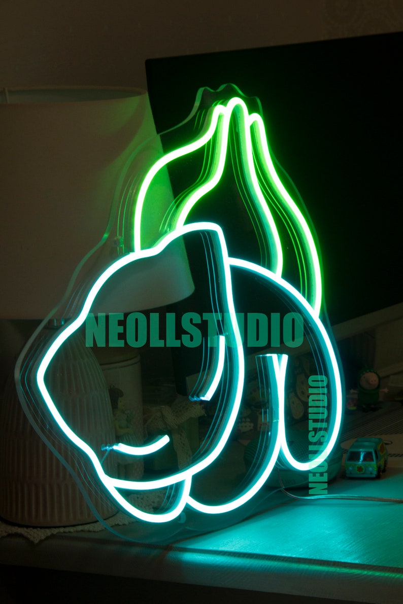 BULBASAUR LED Neon Sign Custom Neon Neon Light Etsy