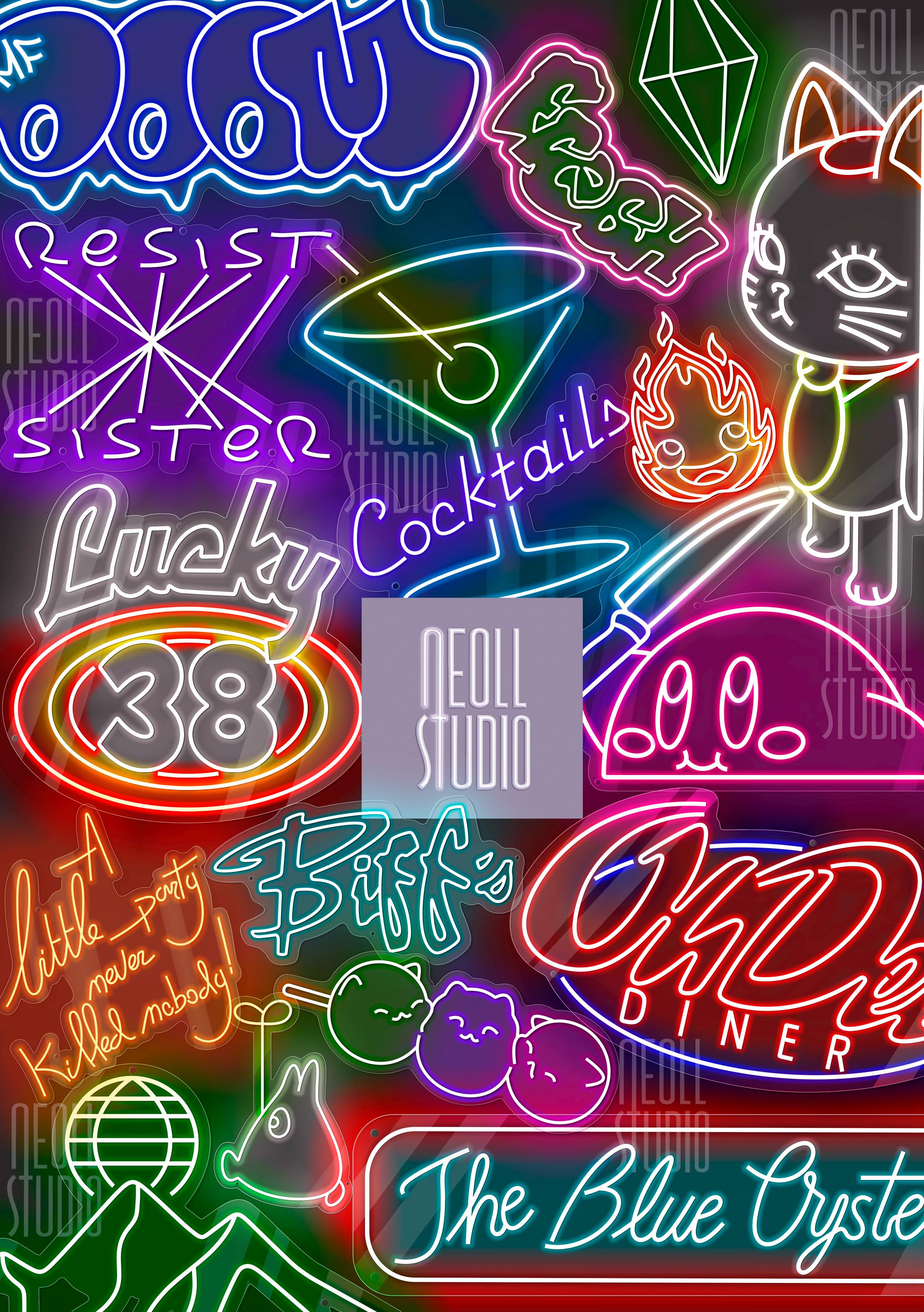 Glamrock CHICA FNAF Security Breach - LED Neon Sign, Custom Neon
