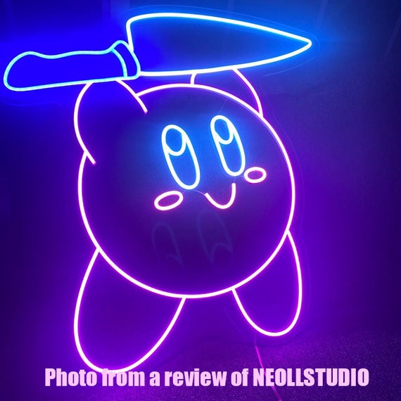 CUTE Pink Balloon with KNIFE Japanese Anime Game Character CUTE Pink Balloon with KNIFE Japanese Anime Game Character