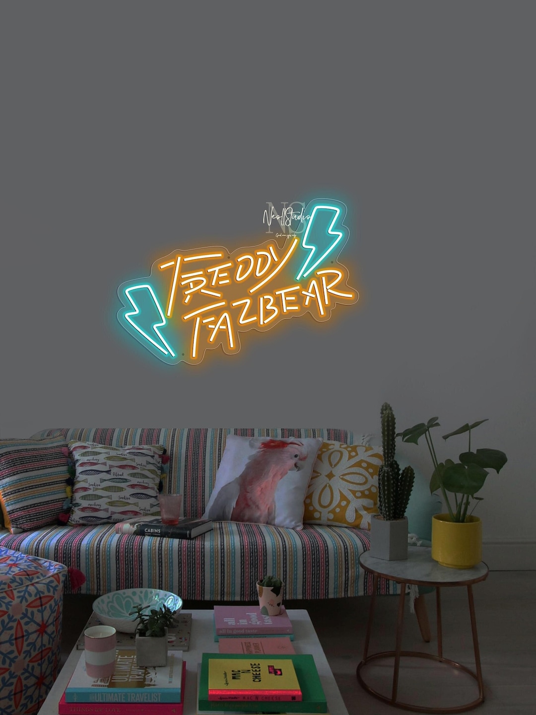 Freddy Fazbear FNAF Security Breach - LED Neon Sign, Custom Neon, Neon ...