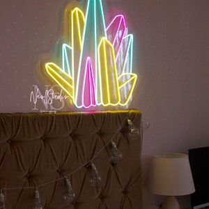 ROCK CRYSTALS Multicolored - LED Neon Sign, Custom Neon, Neon Light - Etsy