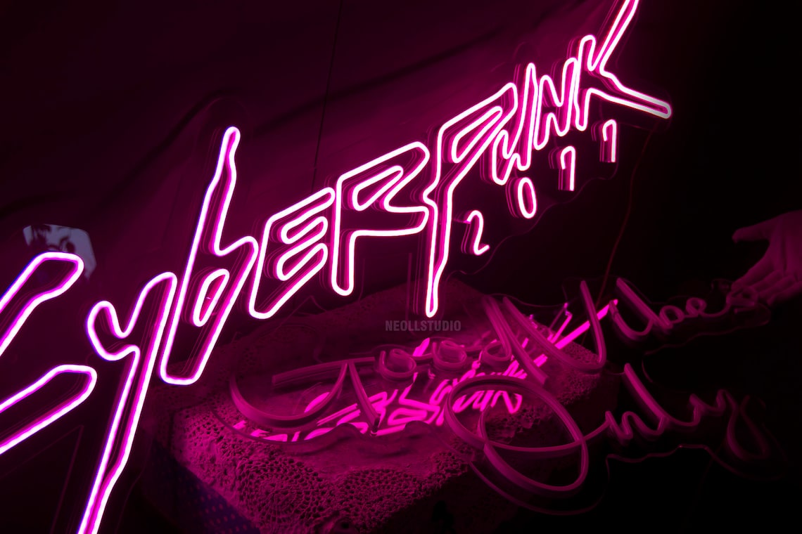 Cyberpunk 2077 LED Neon Sign Custom Neon Sign Neon Light | Etsy