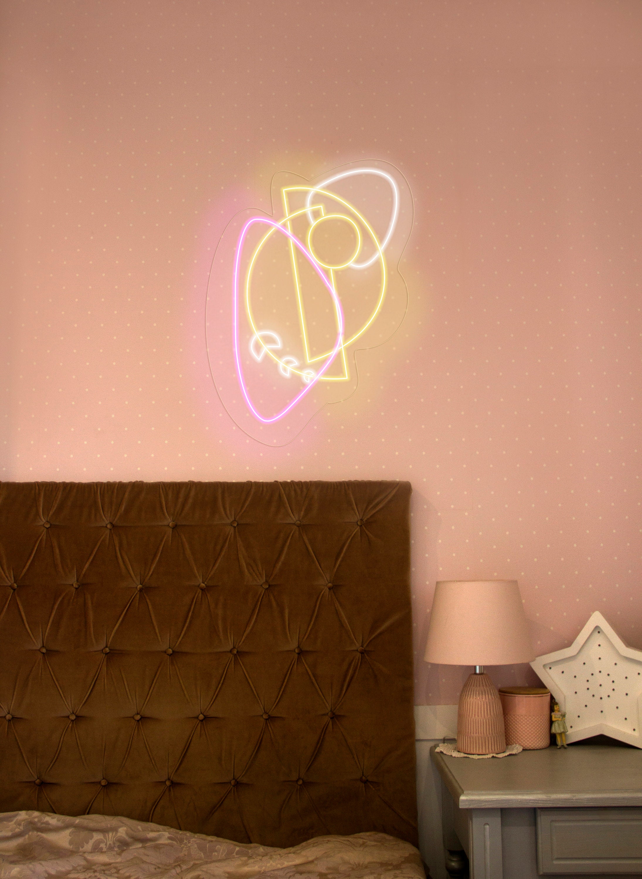 Abstraction Wall Art LED Neon Sign Custom Neon Neon Light Etsy