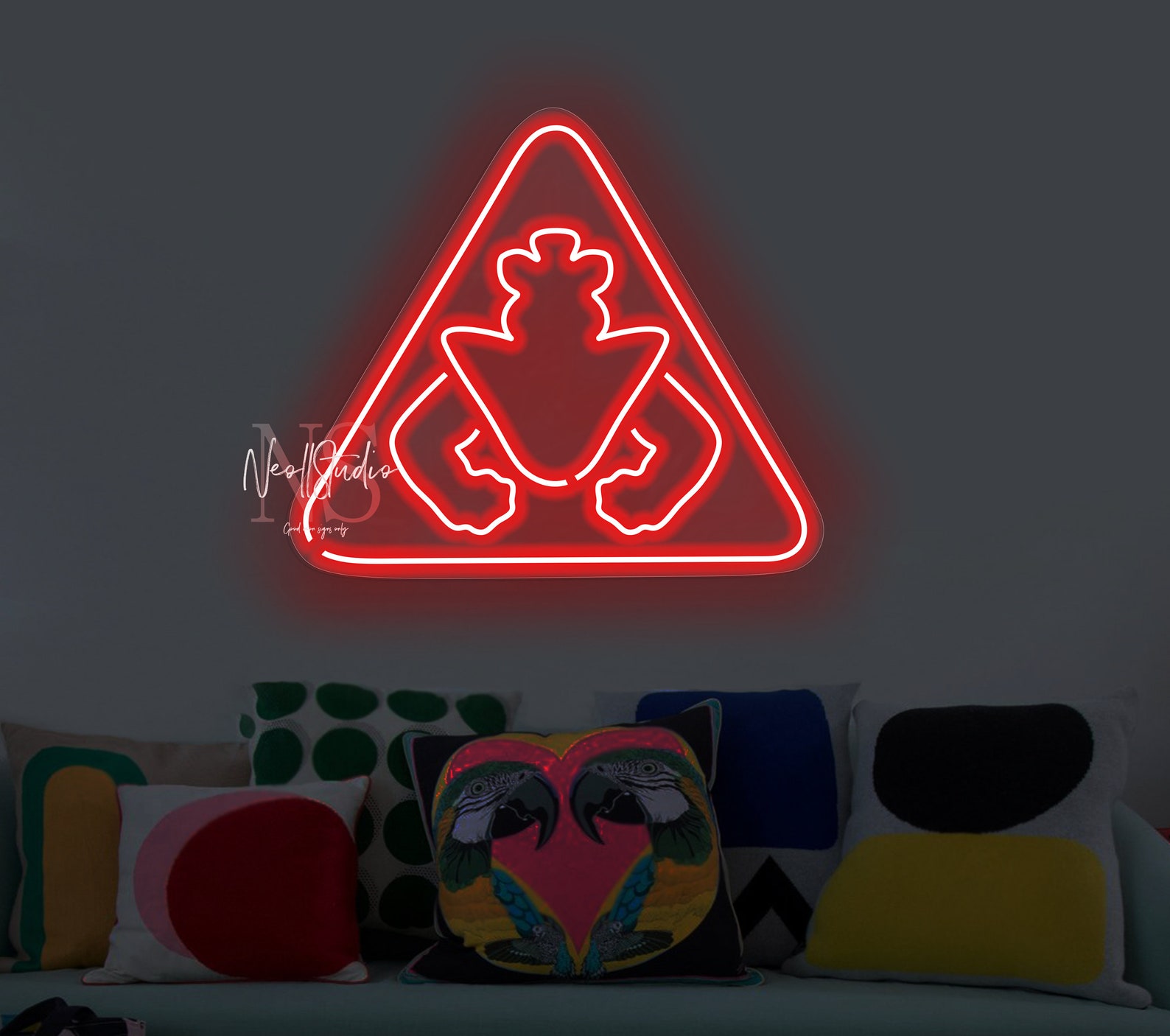 Security Breach Glamrock Freddy Fnaf LED Neon Sign, Custom Neon, Neon ...