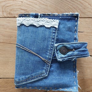 Denim junk journal - handmade journal