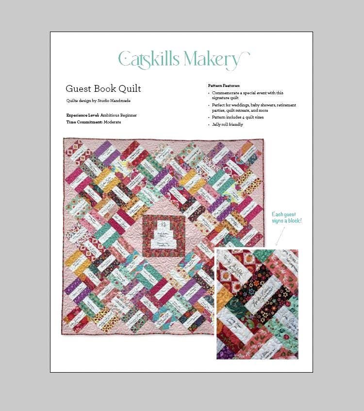 Heirloom Guest Book Quilt Pattern