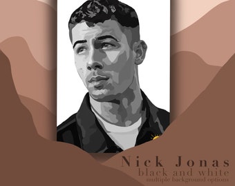 NICK JONAS PRINT