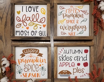 Fall Signs, Fall Decor, Autumn Signs, Autumn Decor, Farmhouse Signs, Farmhouse Decor, Thanksgiving Signs, Thanksgiving Decor, Home Decor