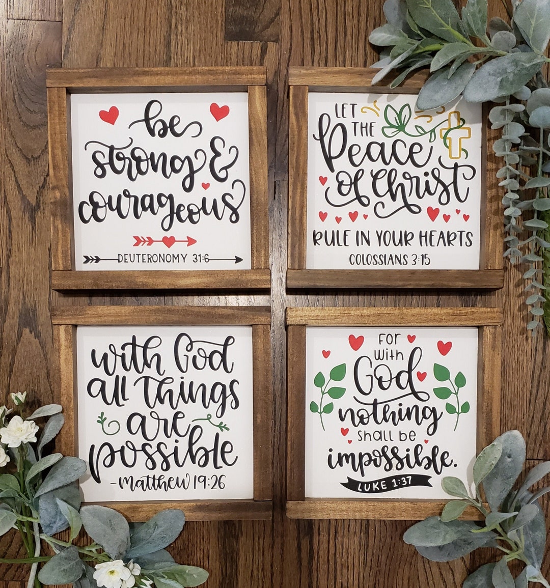 Faith Sign, Faith Decor, Religious Sign, Religious Decor, Bible Verse ...