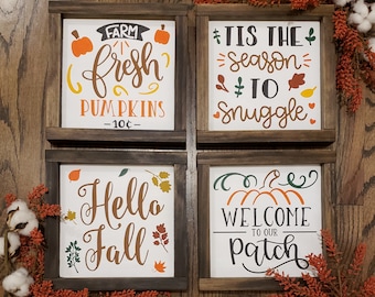 Fall Sign, Fall Decor, Autumn Sign, Autumn Decor, Farmhouse Sign, Farmhouse Decor, Thanksgiving Sign, Thanksgiving Decor, Home Decor