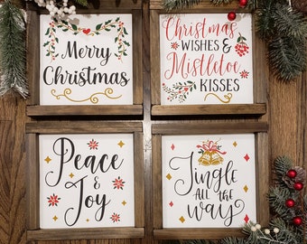 Christmas Signs, Holiday Signs, Winter Signs, Christmas Decor, Holiday Decor, Winter Decor, Farmhouse Signs, Farmhouse Decor, Home Decor