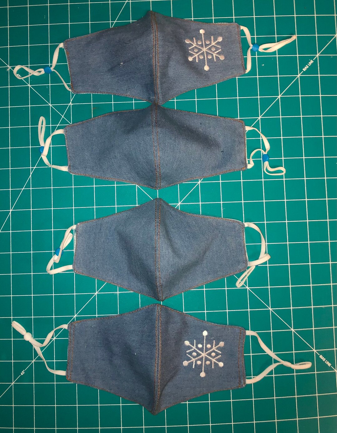 Custom Denim Face Masks - Etsy