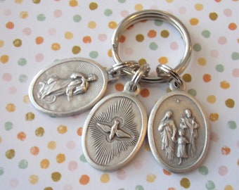 Jesus Saints and Virgin Mary Accessories VILLAGE GIFT IMPORTERS Premium Assorted Holy Figure Keychains Divine Mercy Keychain