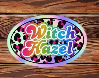 Tattoo Artist Labels/Bottle Labels/Tattoo Stickers/Tattoo Bottle Stickers/Tattoo Labels/Wash Bottles/Lisa Frank inspired Witch Hazel