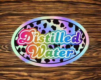 Tattoo Artist Labels/Bottle Labels/Tattoo Stickers/Tattoo Bottle Stickers/Tattoo Labels/Wash Bottles/Lisa Frank inspired Distilled Water