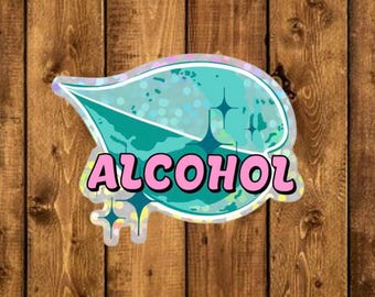 Tattoo Artist Labels/Bottle Labels/Tattoo Stickers/Tattoo Bottle Stickers/Tattoo Labels/Wash Bottles/Philodendron plant Glitter Alcohol