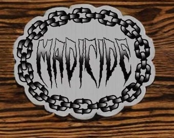 Tattoo Artist Labels/Bottle Labels/Tattoo Stickers/Tattoo Bottle Stickers/Tattoo Labels/WashBottles/Hardcore Trad BlkChain Aluminum Madicide