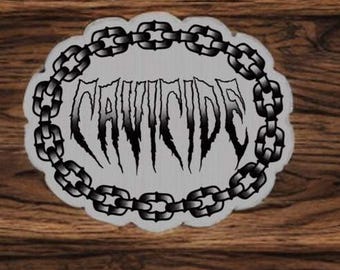 Tattoo Artist Labels/Bottle Labels/Tattoo Stickers/Tattoo Bottle Stickers/Tattoo Labels/Wash Bottles/HardcoreTrad BlkChain Aluminum Cavicide