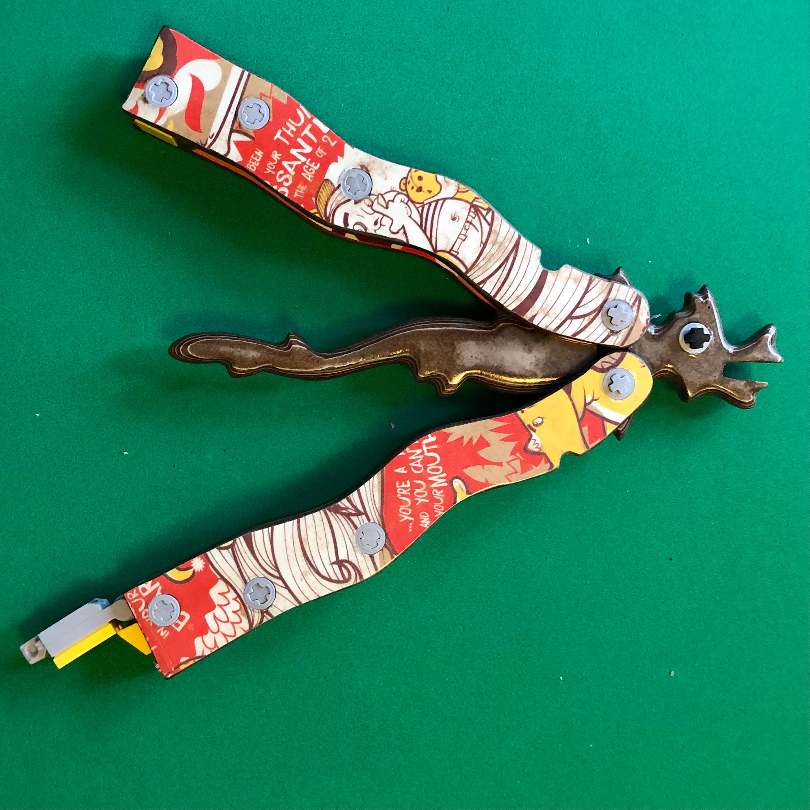 Toy Butterfly Knife Etsy