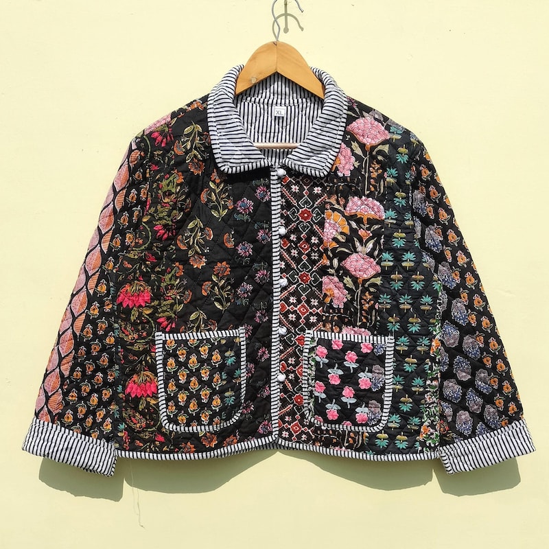 Vintage Quilted Jeans - Etsy UK