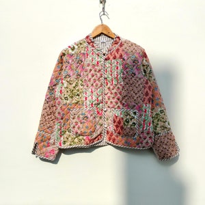 ジャケット・アウター ameri INDIA INDIA BLOCK PRINT JACKET Ameri（アメリ）の「INDIA BLOCK PRINT JACKET（ノーカラー