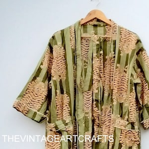 Cotton Indian Beach Kimono Robe ,Kimono Robe,Cotton Robe,Shower Robe, Maternity Robe Bath robe Dressing Gown Beachwear long/short