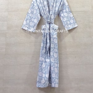 Robes de kimono 100% coton, Kimono en pur coton, Kimono en coton, Vêtements de festival, Kimono Kaftan, Kimono oriental, Robes pour femmes image 4