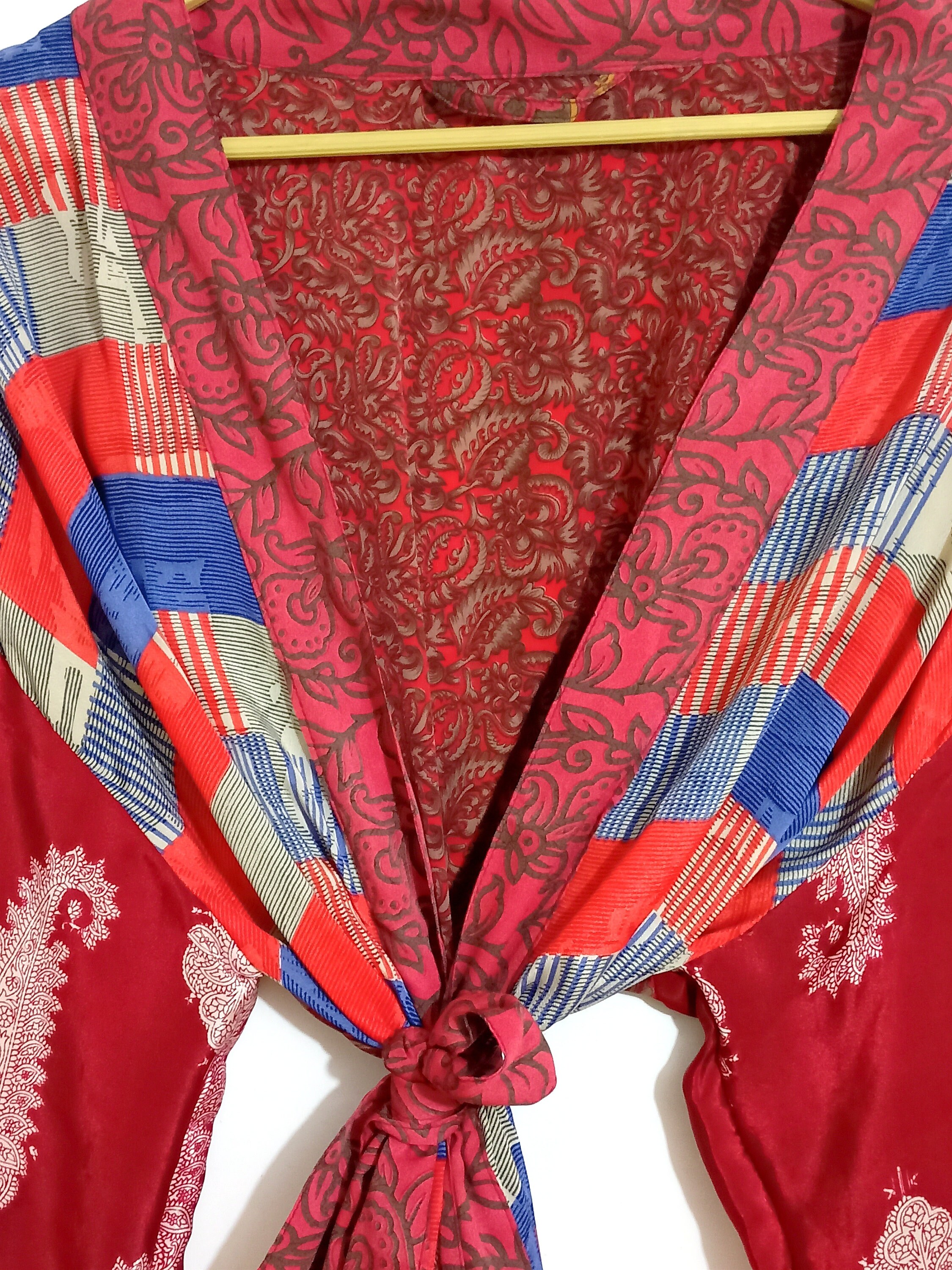 silk sari kimono