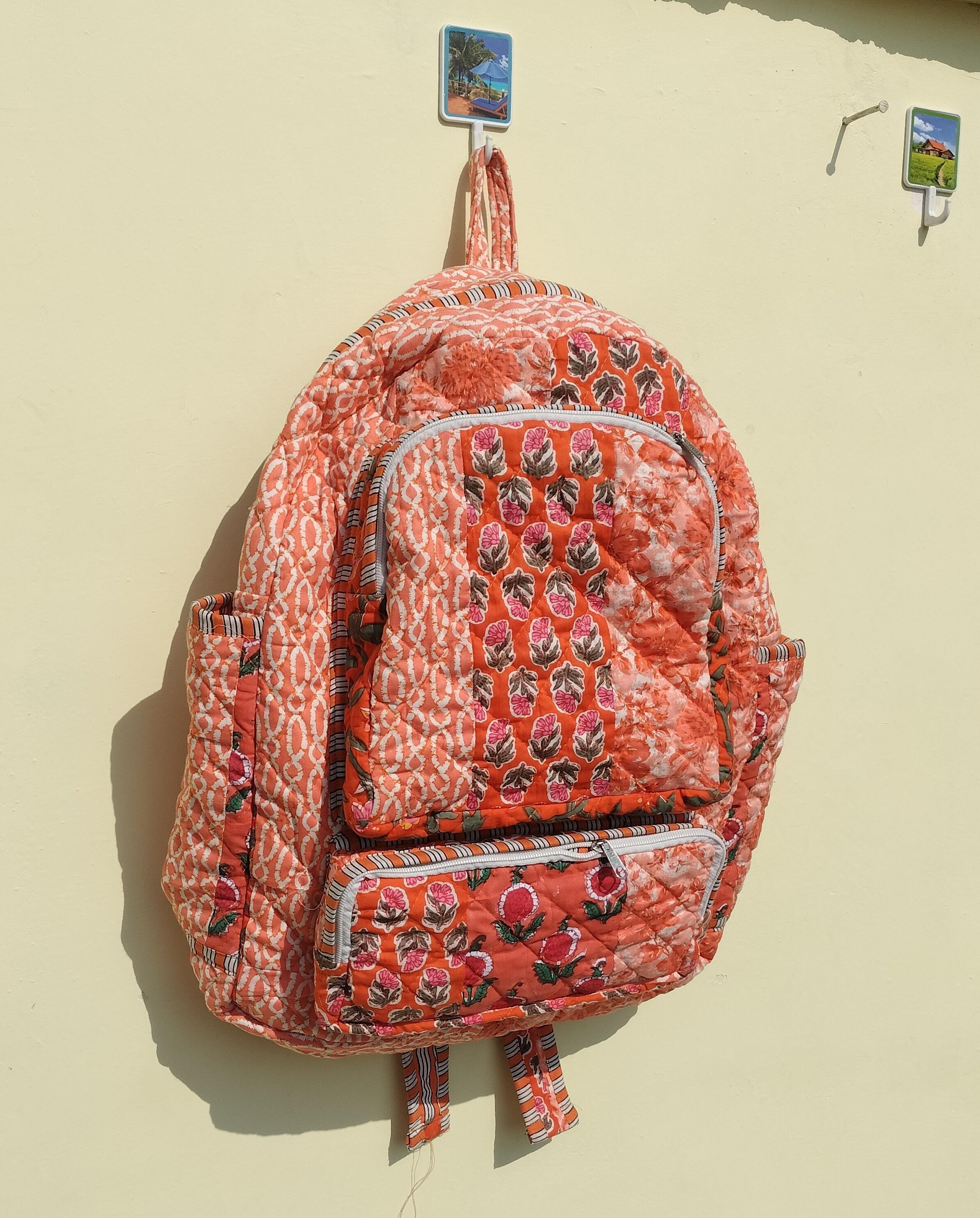 Vera Bradley classic colorful paisley floral quilt pattern laptop backpack Vera Bradley Women main image 3
