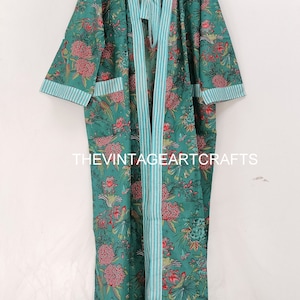 Boho Cotton Kimono Robe Turkish Cotton Kimono Bathrobe,SPA Robe, Boho bridesmaid Robe,Cotton Kimono,Bath Robe,Swim Wear,Night Wear Free Size image 4