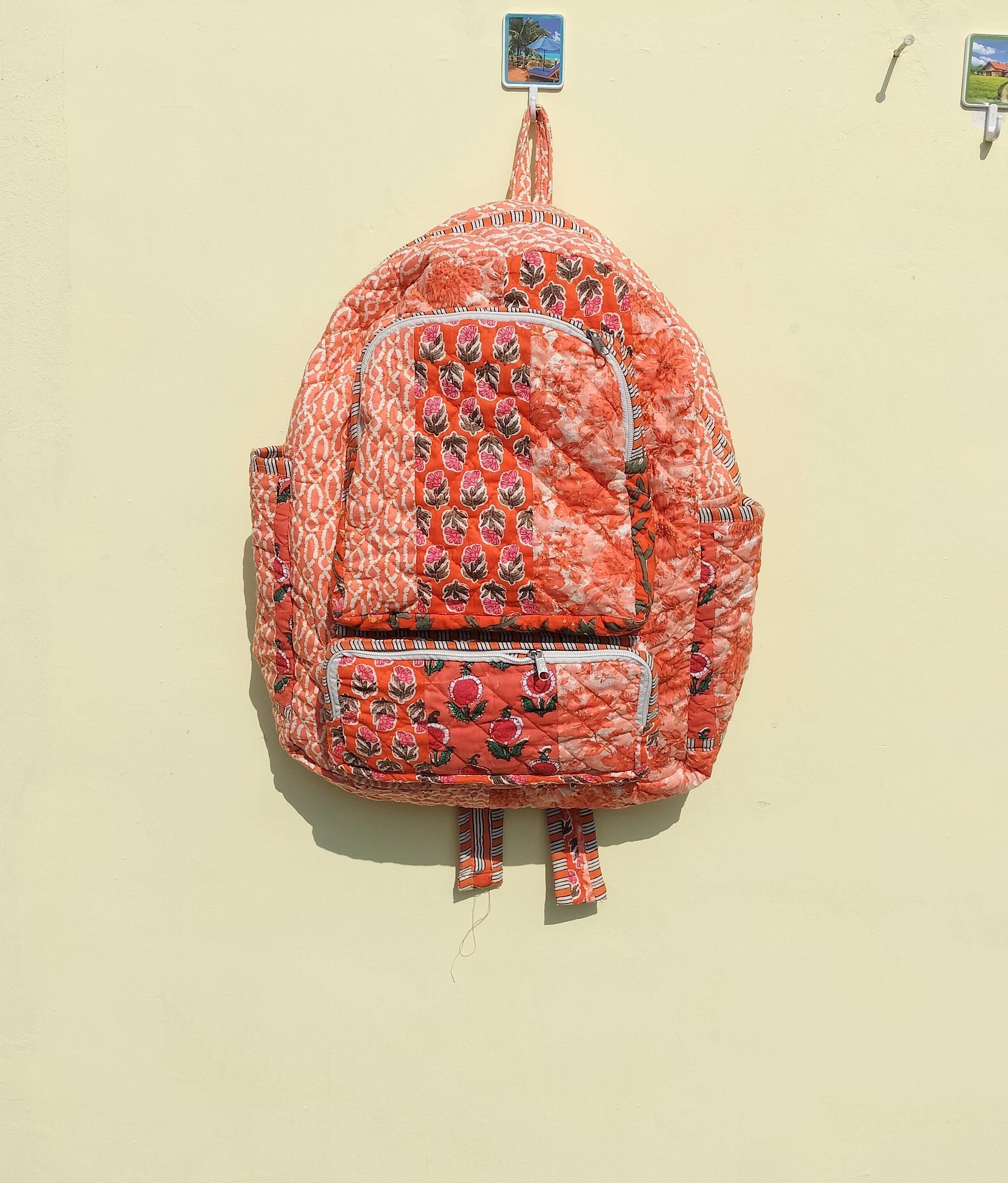 Color block backpack