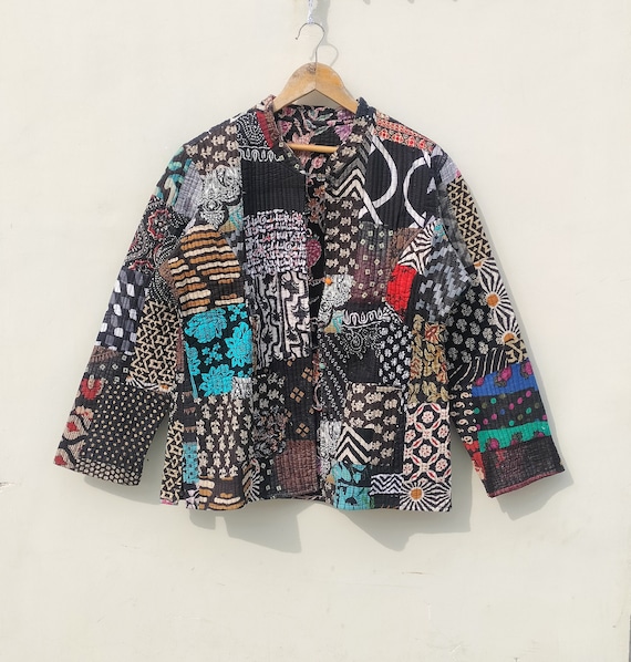 Indian Silk Jacket Women Quilt Jacket Reversible Silk Jacket Quilted Warm Jacket Ladies Winter Blazer Double Sided Assorted Jacket Etsy UK