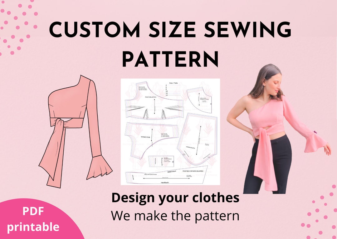 CUSTOM DESIGN PATTERN / Pdf Printable Pattern : I'll Make Any Pattern ...