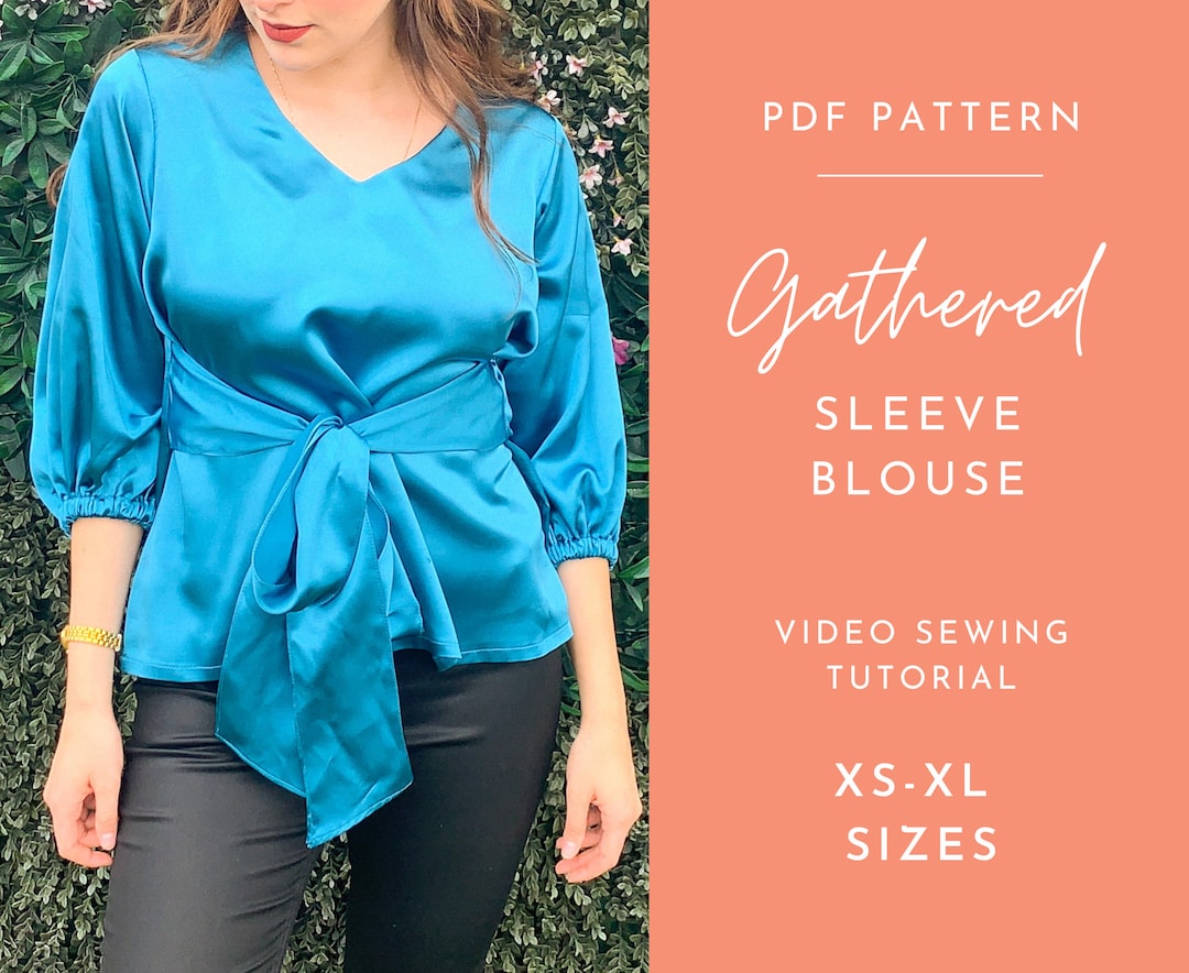 Top PDF Sewing Pattern / DIY Top / Digital Pattern / Printable Sewing ...