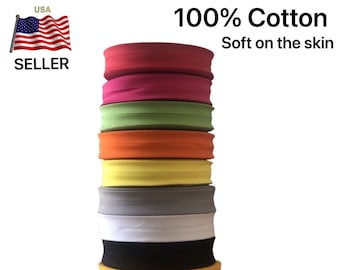 100% Cotton Bias Binding Tape 1/2" Inch Sewing Single Fold Quilt/Trimming/Edging
