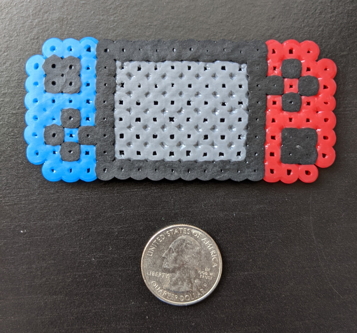 Nintendo Switch Fuse Bead Design Etsy