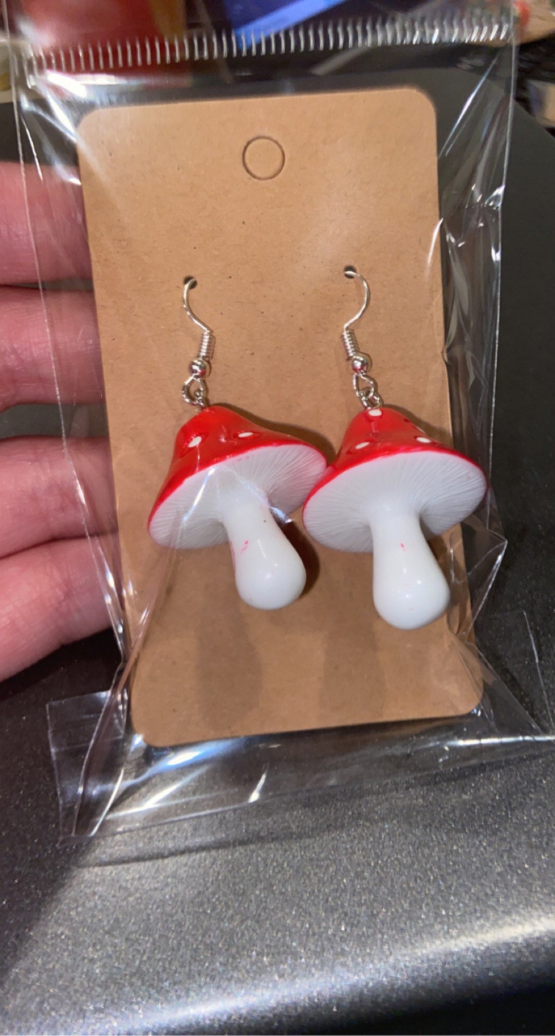 Mushroom Earrings Etsy